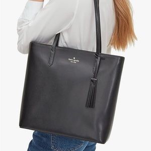 Kate Spade JanaBlack Leather Tote